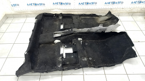 Floor covering Lexus CT200h 11-17 black, torn fastener, needs dry cleaning