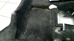 Floor covering Lexus CT200h 11-17 black, torn fastener, needs dry cleaning