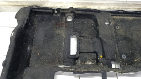 Floor covering Lexus CT200h 11-17 black, torn fastener, needs dry cleaning