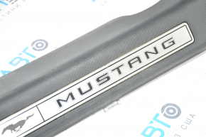 Door sill trim front left Ford Mustang Mach-E 21-23 black with insert, scratches