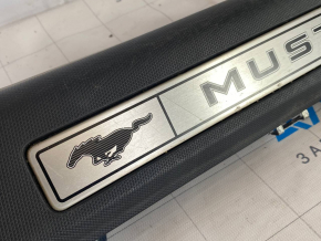 Door sill trim front right Ford Mustang Mach-E 21-23 black with insert, scratches