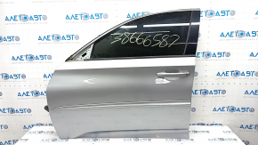 Door assembly front left Honda Accord 18-22 keyless, silver NH-830M, scratches on the trim, dent