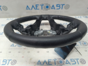 Naked steering wheel Ford Fusion mk5 13-20 leather black scuffs