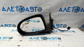Side mirror left Jeep Compass 11-16 5 pins heating, structure