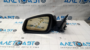 Left side mirror BMW 3 F30 4d 13-18 usa 5 pins, matt mount, turn signal, white