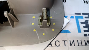 Front ceiling light Chevrolet Volt 11-15 light gray, type 4 scratches, broken fastening