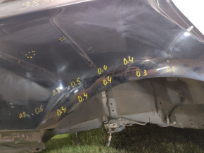 Quarter wing rear right Hyundai Sonata 15-19 black, pokes, painted