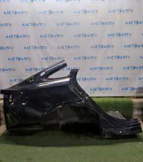 Quarter wing rear right Hyundai Sonata 15-19 black, pokes, painted