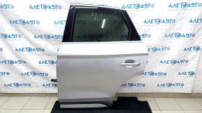 Door assembly rear left Audi Q5 80A 18- silver LZ7G, keyless, tinted, dented