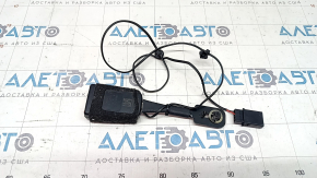 Driver's seat belt latch Fiat 500L 14- black, with sensor