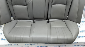 Rear row of seats 2nd row Honda Accord 18-22 gray leather, scratches, broken pad mount, needs cleaning
