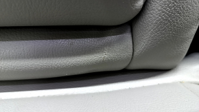 Rear row of seats 2nd row Honda Accord 18-22 gray leather, scratches, broken pad mount, needs cleaning