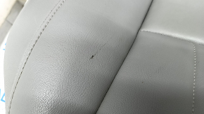 Rear row of seats 2nd row Honda Accord 18-22 gray leather, scratches, broken pad mount, needs cleaning