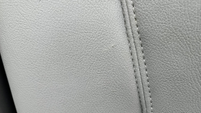 Rear row of seats 2nd row Honda Accord 18-22 gray leather, scratches, broken pad mount, needs cleaning