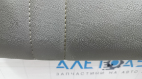 Rear row of seats 2nd row Honda Accord 18-22 gray leather, scratches, broken pad mount, needs cleaning