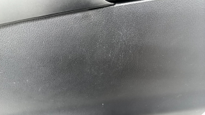 Central console armrest Lexus CT200h 11-13 leather, black, scratches, worn