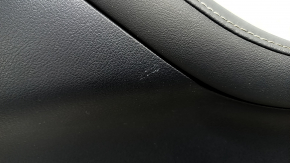Central console armrest Lexus CT200h 11-13 leather, black, scratches, worn
