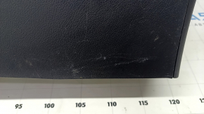 Central console armrest Lexus CT200h 11-13 leather, black, scratches, worn