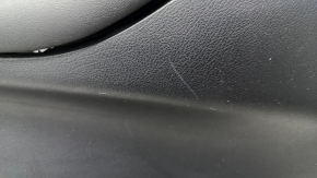 Central console armrest Lexus CT200h 11-13 leather, black, scratches, worn
