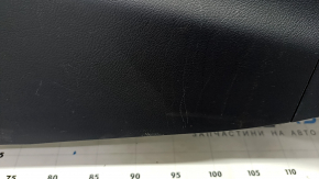 Central console armrest Lexus CT200h 11-13 leather, black, scratches, worn