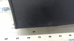 Central console armrest Lexus CT200h 11-13 leather, black, scratches, worn