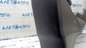 Central console armrest Lexus CT200h 11-13 leather, black, scratches, worn