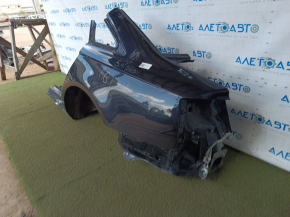 Quarter wing rear left Audi A6 C7 12-18 sawed off, black