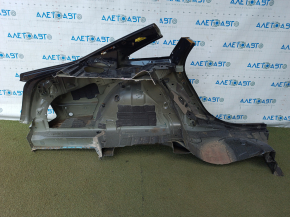 Quarter wing rear left Audi A6 C7 12-18 sawed off, black