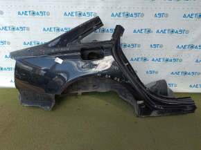 Quarter wing rear right Audi A6 C7 12-18 sawed off, black, made, dent, bumps