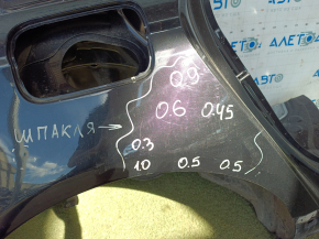 Quarter wing rear right Audi A6 C7 12-18 sawed off, black, made, dent, bumps
