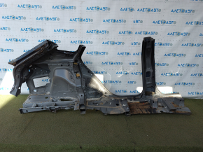 Quarter wing rear left Toyota Venza 21 - black, with central pillar, sawed off, pokes
