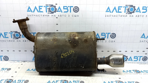 Muffler rear part barrel right Lexus ES350 07-09 rusty, dented