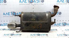 Muffler rear part barrel right Lexus ES350 07-09 rusty, dented