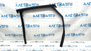 Upper rear right door molding Audi Q5 80A 18- chrome, with glass seal