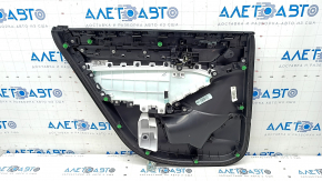 Door trim card rear right Honda Accord 18-22 black, armrest and insert leather