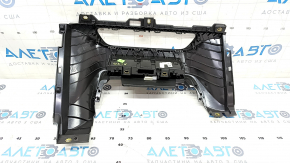Front panel trim center lower Audi Q5 80A 18- black, scratches