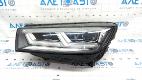 Front left headlight complete Audi Q5 80A 18-20 LED, sand