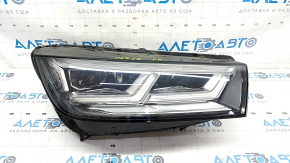 Front right headlight complete Audi Q5 80A 18-20 LED, sand