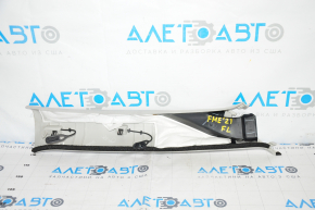 Front pillar trim upper left Ford Mustang Mach-E 21-23 light gray