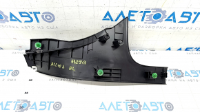 Door sill trim rear left Honda Accord 18-22 black, worn