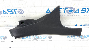 Door sill trim rear right Honda Accord 18-22 black, worn