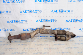 Inlet pipe with catalytic converter Infiniti JX35 QX60 13- crushed