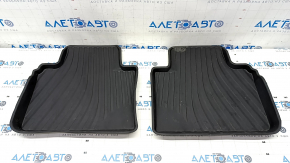 Set of floor mats for Honda Accord 18-22 rubber black