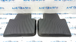 Set of floor mats for Honda Accord 18-22 rubber black