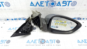 Side mirror right Honda Accord 18-22 7 pins BSM, silver, broken mount