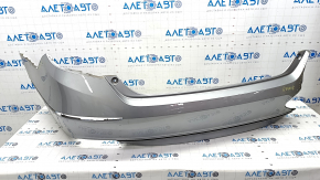 Bare rear bumper Honda Accord 18-22 silver, missing fragment, broken mount, scratches