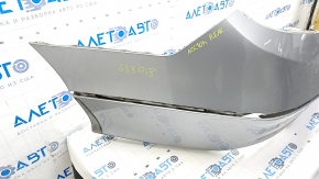 Bare rear bumper Honda Accord 18-22 silver, missing fragment, broken mount, scratches