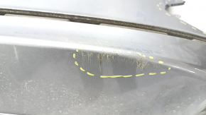 Bare rear bumper Honda Accord 18-22 silver, missing fragment, broken mount, scratches