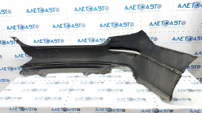 Bare rear bumper Honda Accord 18-22 silver, missing fragment, broken mount, scratches