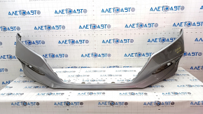 Bare front bumper Honda Accord 18-20 without parking sensors, silver, scratches, pressed, cracks in fasteners